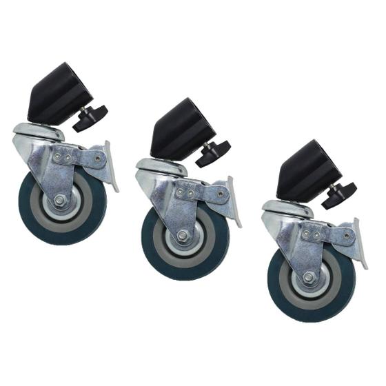 Imagem de Rodinhas Para Tripé De Iluminação Dolly 25mm Pk-kk02 Greika