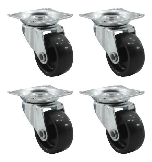 Rodízio 4 Unidades Girátorio Roda Rodinha Móveis Vaso 32mm 40 kg Menor preço em Rodízio 4 Unidades Girátorio Roda Rodinha Móveis Vaso 32mm 40 kg