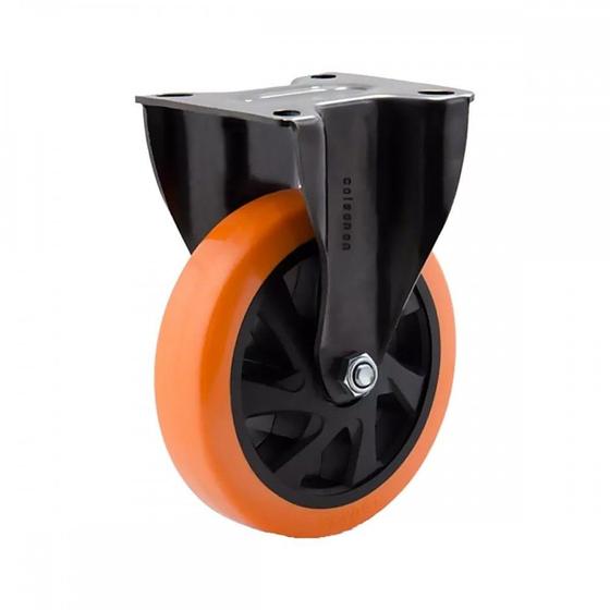 Imagem de Rodizio Colson Base Fixa 4'' Laranja Flpb414