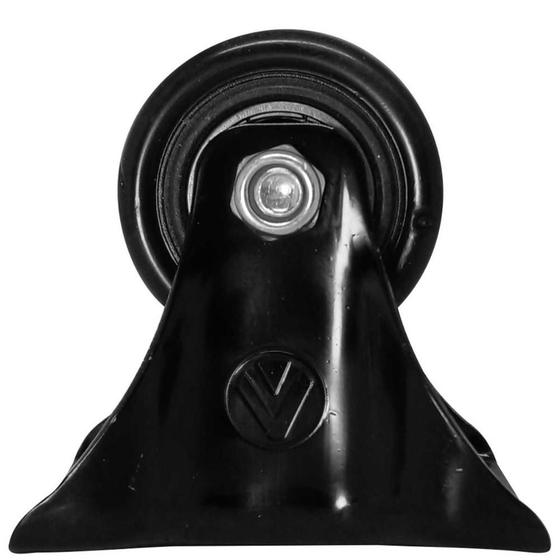 Imagem de Rodízio PVC Preto 1.5/8" 41mm Fixo - A09410-F - Ajax