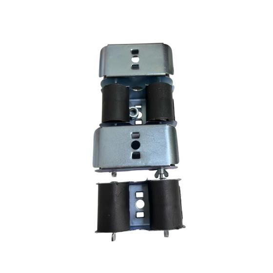 Imagem de Rodízio Tipo Carrinho 4 Partes Cromado 5026 c/ Parafusos 5/16" D-5