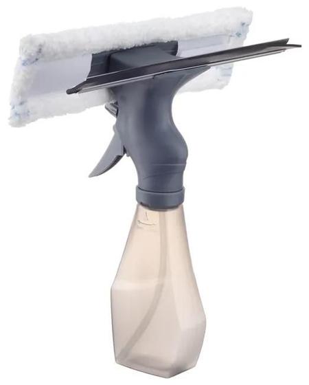 Imagem de Rodo 3 em 1 Limpa Vidros Com Rodo Dispenser Borrifador 225ml