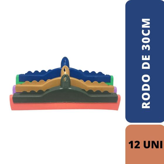 Imagem de Rodo 30 Cm - Pacote C/12 Unidades - Sem Cabo