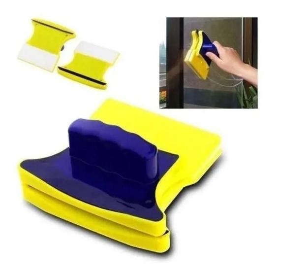 Imagem de Rodo Com Imã Limpa Vidro Para Janela Blindex