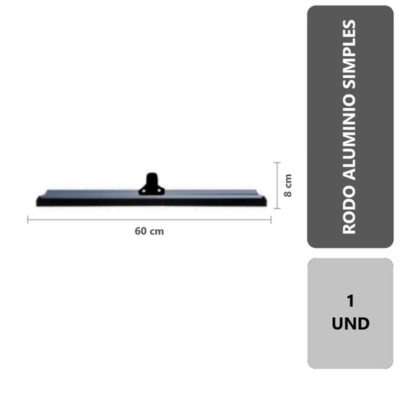 Imagem de Rodo De Alumínio 60 Cm Simples - Sem Cabo