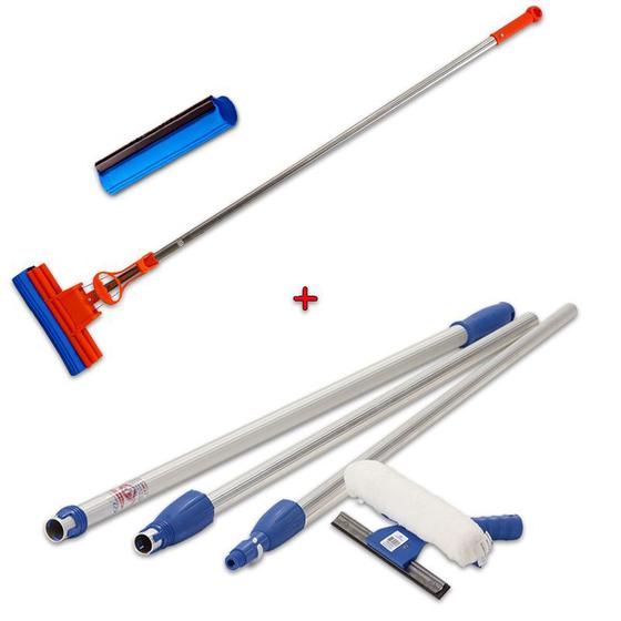Rodo Magico De 28 Cm Com Cabo + Rodo Limpa Vidros 3,10 mts é ruim? Rodo Magico De 28 Cm Com Cabo + Rodo Limpa Vidros 3,10 mts é boa?