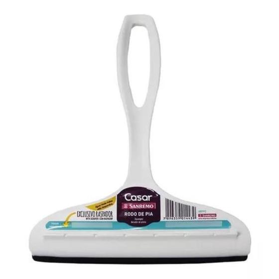 Rodo Pia Plástico Rodinho Cozinha Com Raspador 14 Cm Sanremo Cor Branco Menor preço em Rodo Pia Plástico Rodinho Cozinha Com Raspador 14 Cm Sanremo Cor Branco