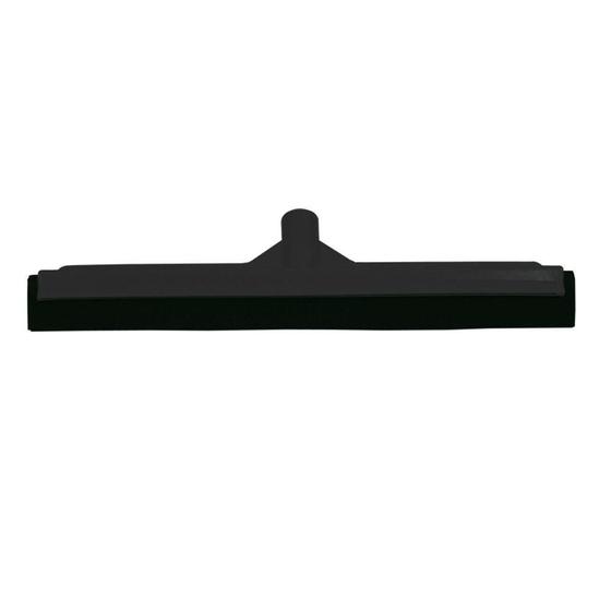 Imagem de Rodo plástico 45 cm preto sem cabo c/ 3 unidades - Bralimpia