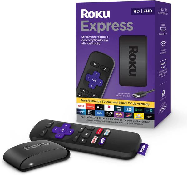 Roku Express Dispositivo De Streaming Menor preço em Roku Express Dispositivo De Streaming