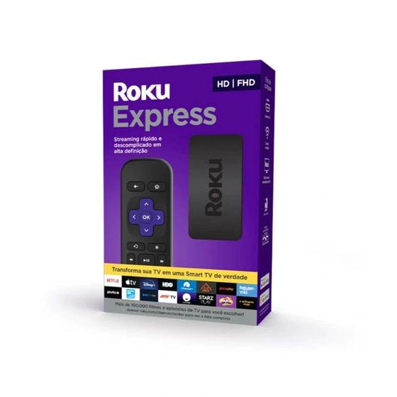 Imagem de Roku Express Streaming Player Full Hd Com Controle Remoto