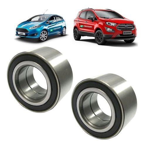 Imagem de Rolamento de roda dianteira ford ecosport fiesta focus ka 2002 á 2021 kit c/2 unidades