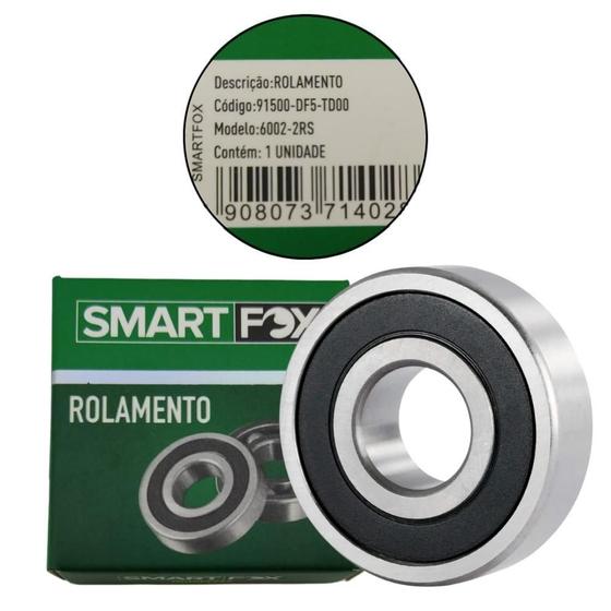 Imagem de Rolamento Rígido De Esferas 6002 2rs Marca Smart Fox