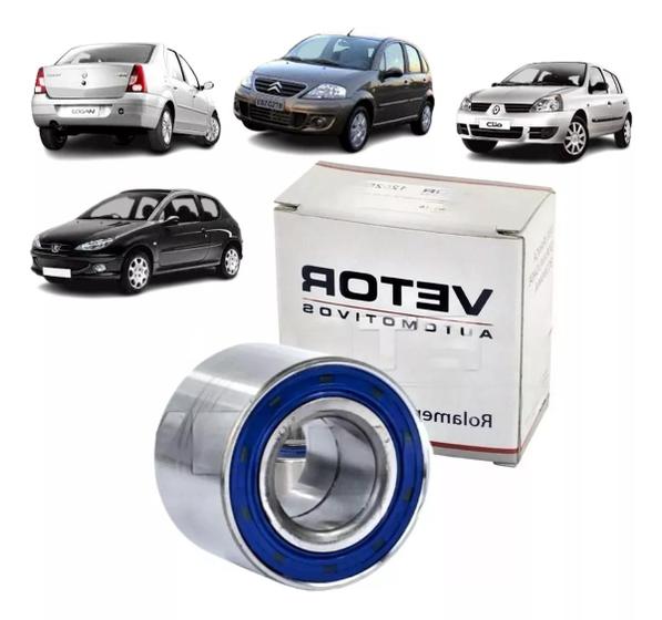 Imagem de Rolamento Traseiro Roda Citroen C3 Renault Logan Clio Kwid