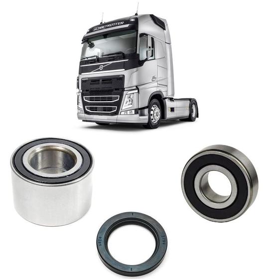 Imagem de Rolamentos Cubo Acionamento Bomba de Combustível VOLVO FH Kit