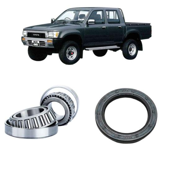 Imagem de Rolamentos Roda Dianteira TOYOTA Hilux  1991 até 1997, 4x4, Kit