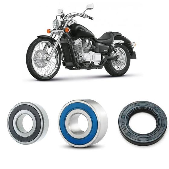 Imagem de Rolamentos Roda Traseira Honda Shadow 750 Kit