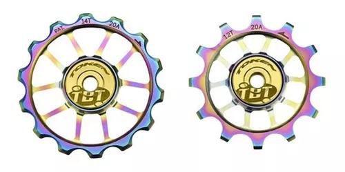 Imagem de Roldanas Token Oversized TK1724XS Sram Road - Rainbow