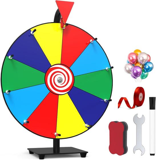 Imagem de Roleta de Mesa Prize Wheel SKSTYLE 14 Polegadas - 10 Slots