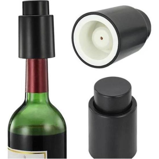 Rolha Plastico Garrafa Vinho Tampa Pressão A Vácuo Seladora Menor preço em Rolha Plastico Garrafa Vinho Tampa Pressão A Vácuo Seladora