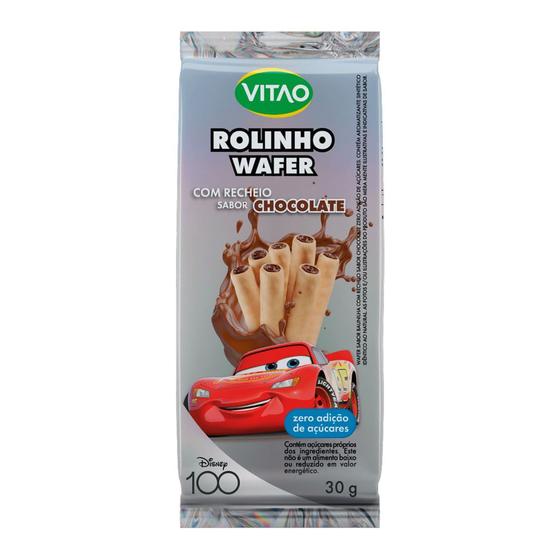 Imagem de Rolinho Wafer Disney 100 Sabor Chocolate Zero 30g