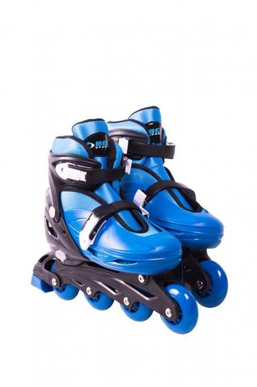 Imagem de Roller inline radical azul tam. M (33-36) - Bel Sports