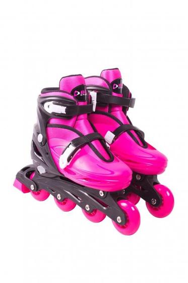 Imagem de Roller inline radical rosa tam. M (33-36) - Bel Sports