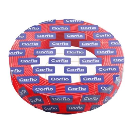 Imagem de Rolo com 100m de Cabo de Cobre 750V 6mm² Vermelho - Corfio