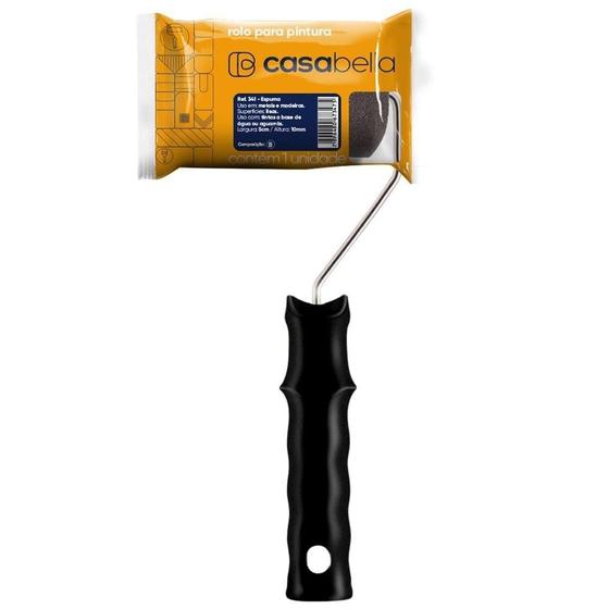 Imagem de Rolo de Espuma Casabella 341/5cm com Suporte Lisas - Embalagem com 12 Unidades