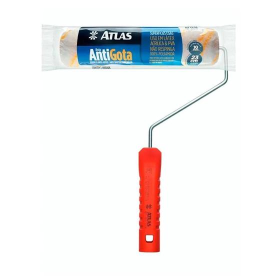 Imagem de Rolo de Lã Anti Gota 23cm com Cabo Vermelho