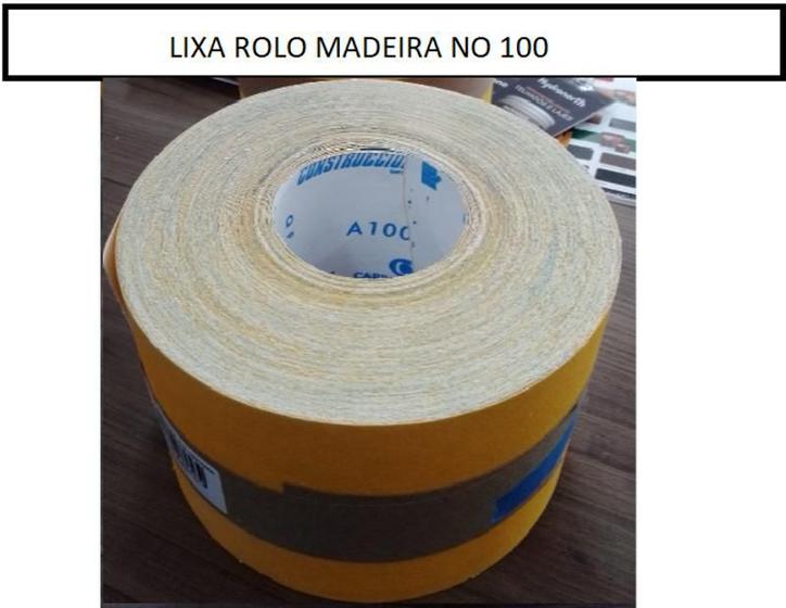 Imagem de Rolo de lixa para madeira grão 100 - venda por metro