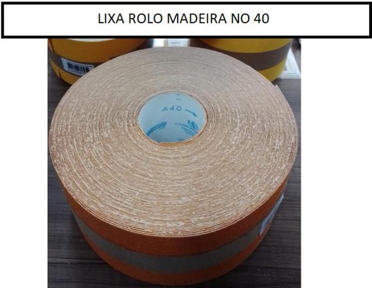 Imagem de Rolo de lixa para madeira grão 40 - venda por metro