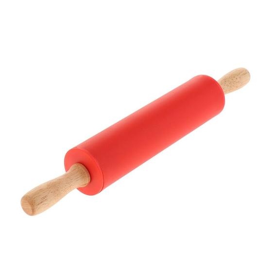 Imagem de Rolo de Silicone Vermelho para Massa 37cm - 1 Unidade - Rizzo