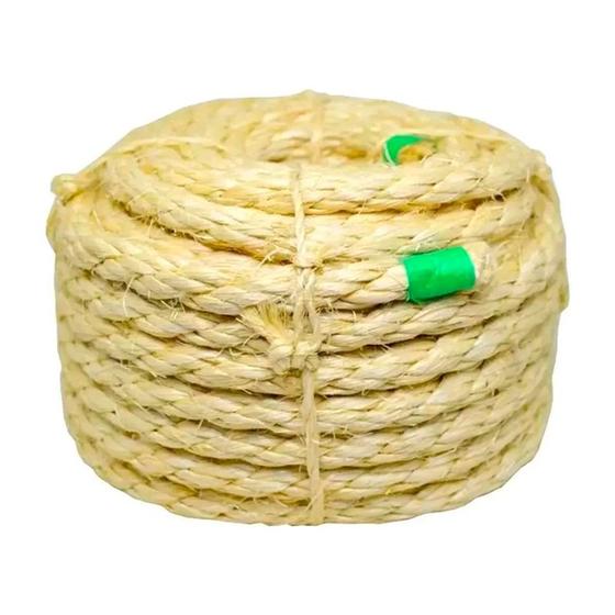 Imagem de Rolo de Sisal para artesanato 8mm x 15mts Baby Coil Apaeb