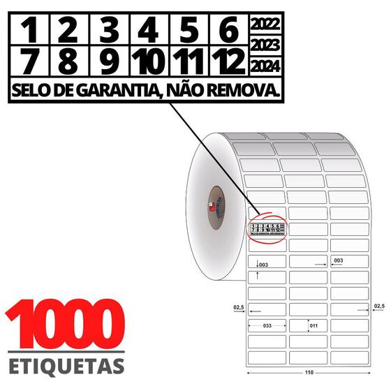 Rolo Etiqueta Lacre Selo Segurança Casca de Ovo Destrutível é boa?