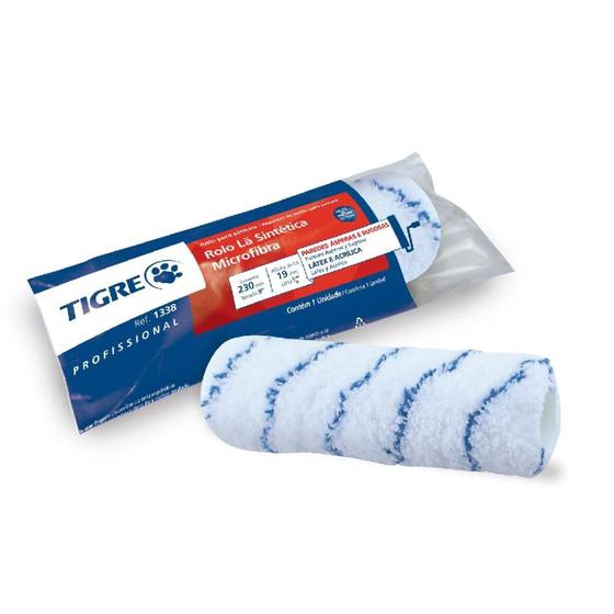 Rolo Lã Sintética 23cm Microfibra 1338 Tigre Menor preço em Rolo Lã Sintética 23cm Microfibra 1338 Tigre