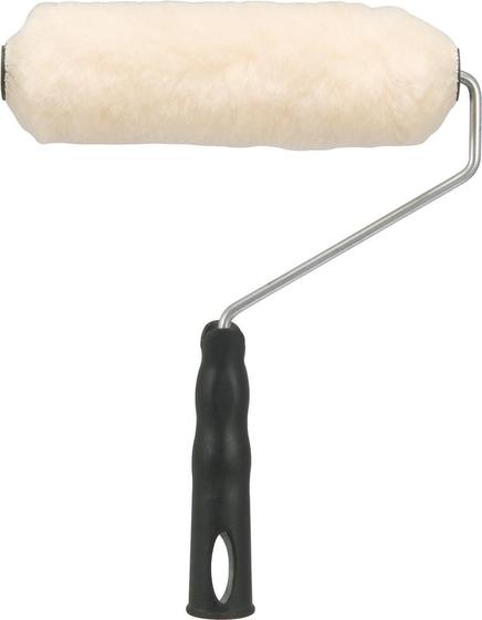 Rolo p/ pintura lã de carneiro 15cm c/ suporte vd958 Vonder Imagem de Rolo p/ pintura lã de carneiro 15cm c/ suporte vd958 Vonder