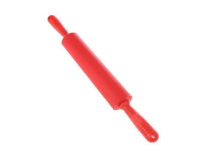 Imagem de Rolo Para Massas Silicone Ect - 49 Cm Vermelho