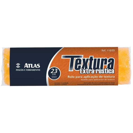 Rolo para pintura 23cm espuma para textura 110-55 Atlas Menor preço em Rolo para pintura 23cm espuma para textura 110-55 Atlas