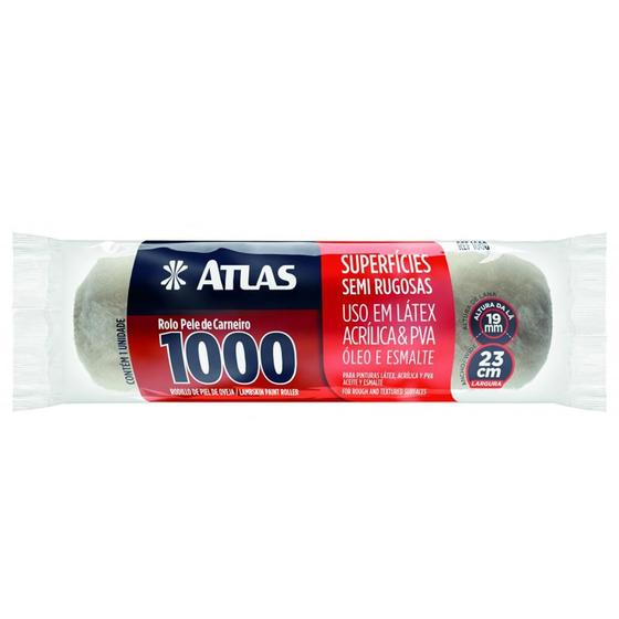 Imagem de Rolo Pele de Carneiro 1000 23cm Alta 19mm - 1000 - PINCEIS ATLAS