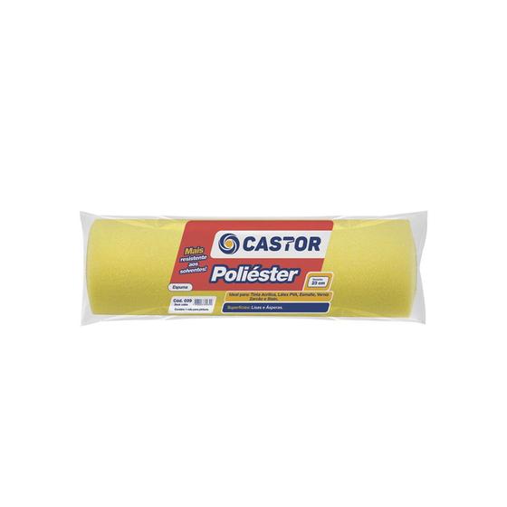 Imagem de Rolo Pintura Castor Espuma Poliéster 23cm sem cabo