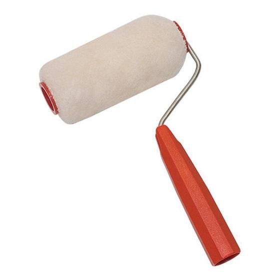 Imagem de Rolo Pintura Roma Lã Natural com Poliéster 09cm com cabo