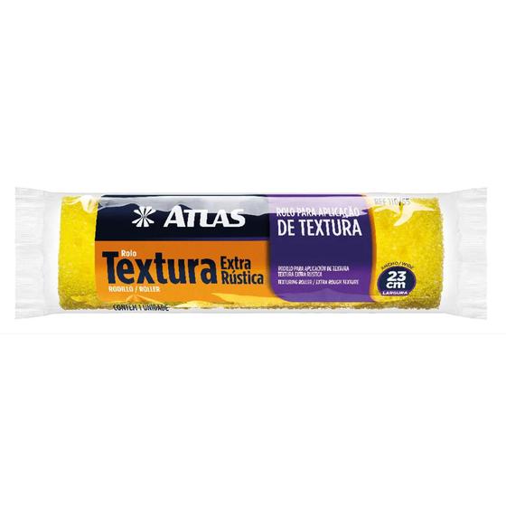 Imagem de Rolo Textura Extra Rústica 23cm Sem Cabo Atla