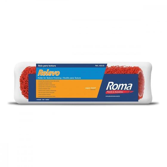 Imagem de Rolo Textura Roma Relevo 10Cm Com Cabo 433 10