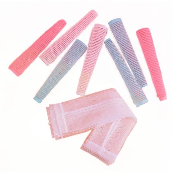 Imagem de Rolos de Cabelo Wokex Light & Soft - Formato Cone (10 Unidades) - Rosa