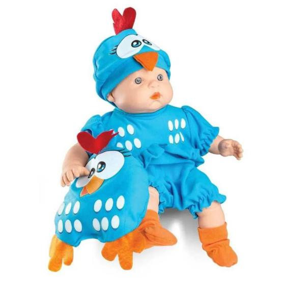Imagem de Roma boneca da galinha pintadinha mini baby com travesseiro
