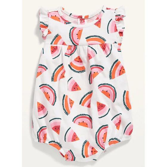 Imagem de Romper Old Navy Melancia Feminino - 12 Meses 