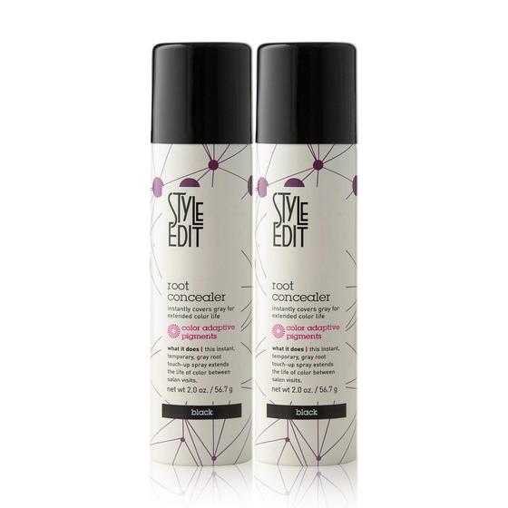 Imagem de Root Concealer Spray STYLE EDIT Black 60 ml (pacote com 2)