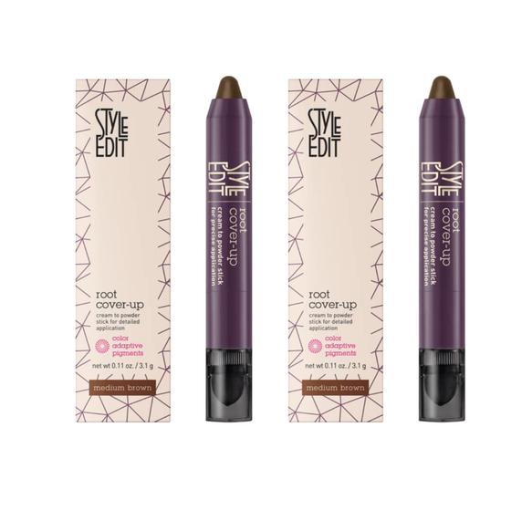 Imagem de Root Touch Up Stick STYLE EDIT - Pacote com 2 Unidades (Cabelo Castanho Médio)