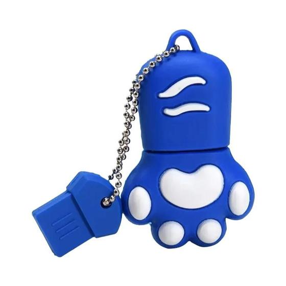 Imagem de Rosa Bonito Gato Garra Usb Flash Drive 64gb 32gb 16gb Dos Desenhos Animados Memória Vara Silicone