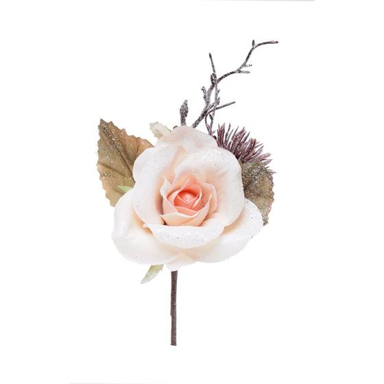 Imagem de Rosa com Folhas e Galhos - Cromus 1016250